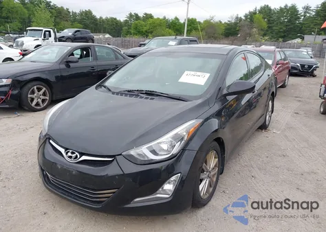 2014 Hyundai Elantra Se из США, поврежденный, VIN 5NPDH4AE6EH545965